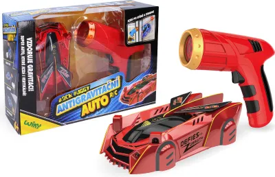 Obrázok produktu pre WIKY ROCK BUGGY Antigravitačné RC auto s laserom 15 cm červené - anglické balenie