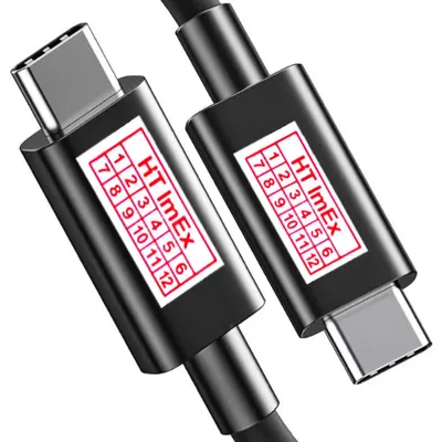 Produktbild von USB-C auf USB-C Kabel, 1M, 60W 3A Schnellladekabel - Ladekabel