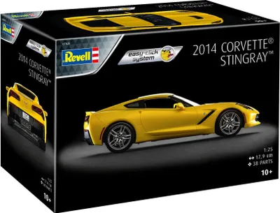 Produktbild von Revell easy-click|Revell 2014 Corvette Stingray easy-click-system, Revell Bausatz zum Zusammenstecken mehrfarbig