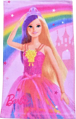 Immagine prodotto di Asciugamano per bambini Barbie Pink World 30x50 cm
