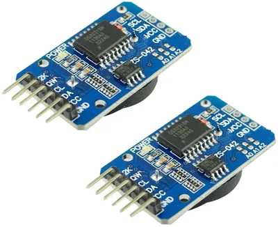 Image de Module horloge DS3231 avec interface IIC et mémoire AT24C32, lot de 2, pour projets électroniques