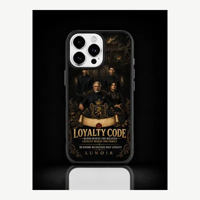 Imagen del producto de Funda para iPhone 16 Pro, carcasa protectora para teléfono móvil con diseño de lealtad – LUNØIR ©