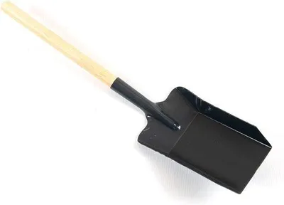 Produktbild von Handschaufel für Holzkohle und Asche - Metall Schaufel mit Staubpan