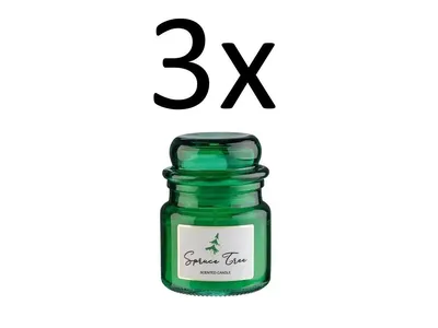 Produktbild von LIVARNO HOME MINI DUFTKERZE MIT DECKEL 3ER SET Spruce Tree