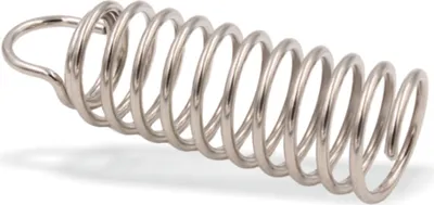 Produktbild von Spiralanker Drahtschraube Drahtspirale 2 mm Ø 25 Länge 73 mm, Stahl für Akustikelemente Schaumstoff / Basotect / Baffel | vernickelt