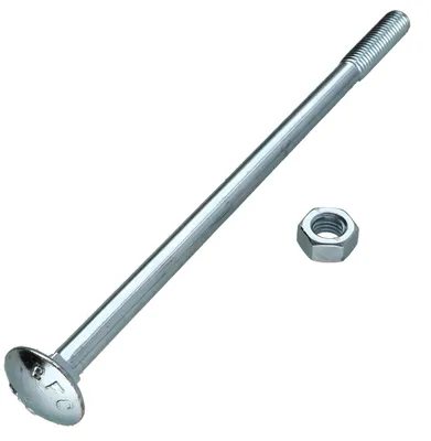 Produktbild von Schlossschraube M8X160 Mit Gewinde 28 Teilgewinde Verzinkt