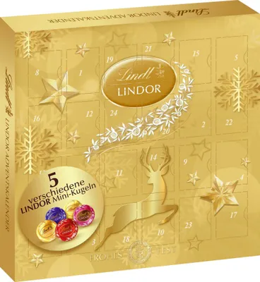 Productafbeelding van Lindt 774786 LINDOR Adventskalender 109,0 g
