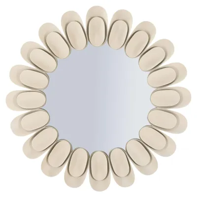 Produktbild von Dagatiza - Spiegel, 85x6 cm beige, Rahmen in Steinoptik