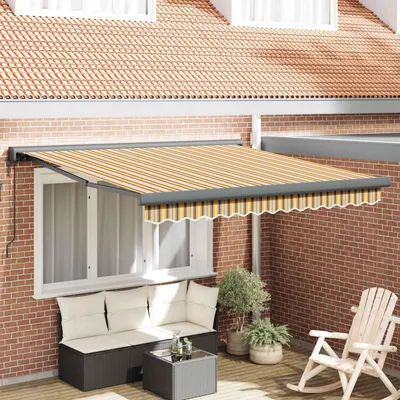 Zdjęcie produktu dla Maison Exclusive – markiza rozsuwaną, wielokolorowa, 300 x 250 x 165 cm