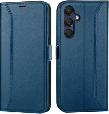 Obrázek produktu pro Pouzdro na mobilní telefon pro Samsung Galaxy A25 5G kryt flipové pouzdro skládací pouzdro ochranný kryt, modré