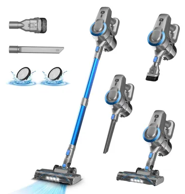 Kabelloser Staubsauger, 30 kPa, 175 W, 55 Min., 6-in-1, für Tierhaare