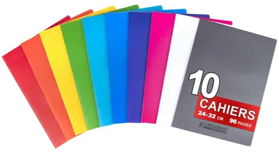 Image de Cahiers Conquérant A4 24 x 32 cm, 96 pages, 90 g, cahiers scolaires lignés