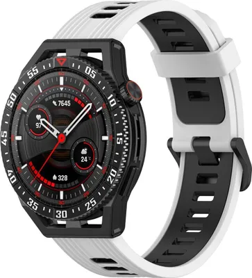 Zdjęcie produktu dla Bransoletki na rękę Smartwatch 22 mm do Samsung Galaxy LG Watch Honor Garmin, kolor: biały / czarny