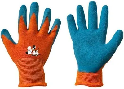 Produktbild von Kinder Schutzhandschuhe Latex Garten Handschuhe Arbeitshandschuhe Gr. 2 1 Paar