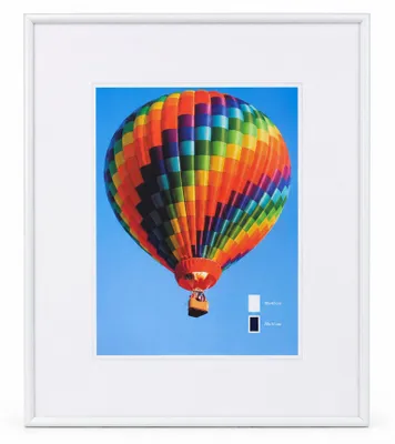 Produktbild von NLS Kunststoff Bilderrahmen Wanddeko Collage Poster Fotorahmen Bildträger Lifestyle - Farbe: Weiß | Format: 50x60