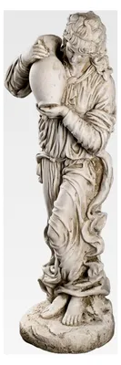Produktbild von Wetterfeste große schwere Statue einer antiken Wasserträgerin, 74 cm hoch