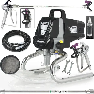 Immagine prodotto di Spruzzatore di vernice Sistema di spruzzatura di vernice ad alta pressione Spruzzatore di vernice airless Pistola a spruzzo 1100 W