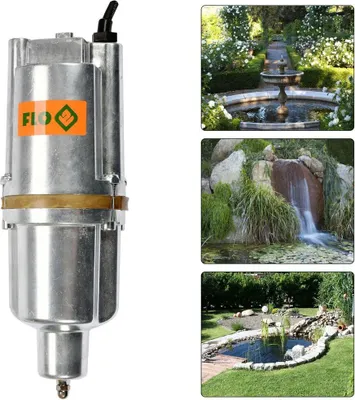 Produktbild von Membranpumpe 350 Watt Teichpumpe 1.020 l/h Brunnenpumpe mit 70 Meter Förderhöhe Tauchpumpe Gartenpumpe Wasserpumpe