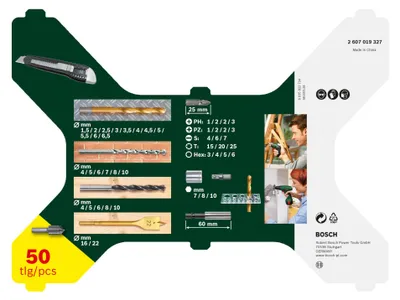 Produktbild von X-Line TiN-beschichtetes Set, 50-tlg.