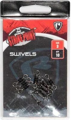 Image de Fox Rage Strike Point Swivel - 10 émerillons, taille : 5