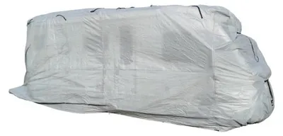 Produktbild von Wohnmobil-Abdeckplane SCHRADO Gr. S - Kunststoff Grau 275x610x235cm | Wohnmobil Schutzhülle Caravan Abdeckung
