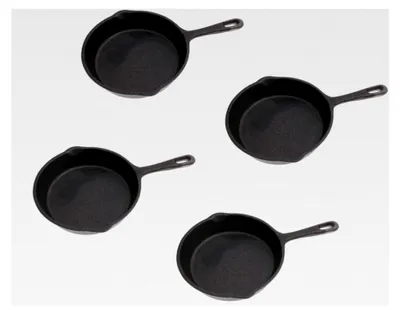 Produktbild von Gusseisen Servierpfanne Ø 16 cm, 4 Stück