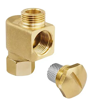 Image de Filtre à impuretés, robinet d'équerre 3/8" avec joint