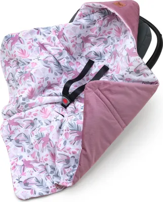Obrázok produktu pre Pepi poťah na autosedačku Detská deka Maxi Cosi s olda pink Velvet 90×90 cm Hummingbird