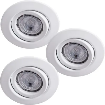 Produktbild von Paulmann 920.27, Einbaustrahler, GU10, 3 Glühbirne(n), LED, 10,5 W, 2700 K