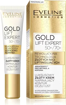 Produktbild von Eveline Cosmetics Gold Lift Expert – regenerierende, glättende Augencreme