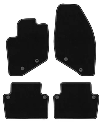 Immagine prodotto di Tappetini in moquette per Volvo S80 I 1998-2006 (berlina) – set 4 pezzi, neri, su misura – Wielganizator BASIC