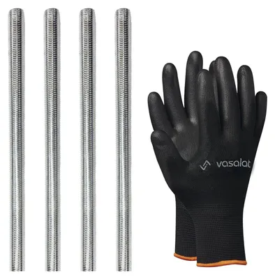 Obrázok produktu pre Závitový tyč M4, dĺžka 1000 mm, pozinkovaný, trieda pevnosti 8.8 - 4 kusy