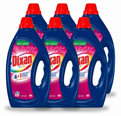 Produktbild von 6 x Dixan Flüssigwaschmittel Color für Buntwäsche - Vorteilspackung - 6 Stücke