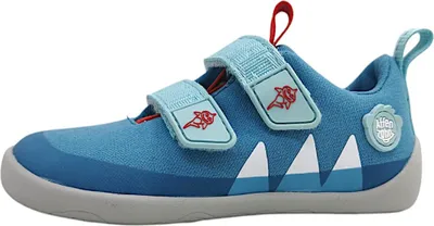 Produktbild von Affenzahn Lucky Hai Kinderschuhe Jungen Halbschuhe Barfußschuhe Blau