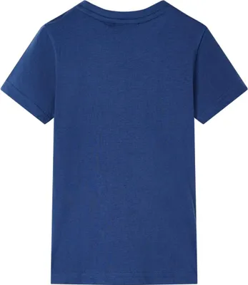 Produktbild von vidaXL Kinder-T-Shirt Dunkelblau 128