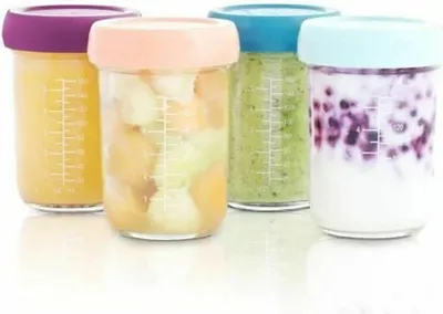 Produktbild von Babymoov Luftdichter Behälter für Lebensmittel 4 x 240 ml