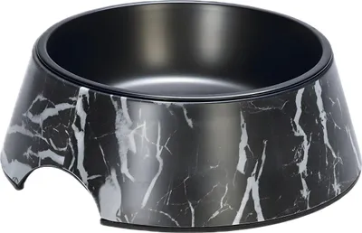 Produktbild von Designed by Lotte Hundenapf Meis schwarz aus Melamin, Fassungsvermögen: 700 ml