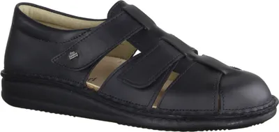 Produktbild von Finn Comfort Athos, Herrenschuhe, Slipper geflochten, Leder, Schwarz, Sandale - Marken Finn Comfort, Schwarz, leder (nuri)