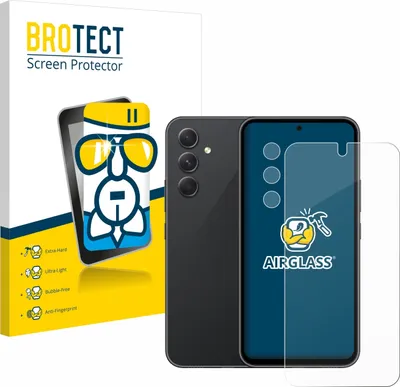 Produktbild von BROTECT Schutzglas für Samsung Galaxy A54 5G (Display+Kamera) Schutzfolie Panzer Folie Glas Display Schutz klar