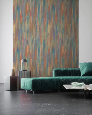 Produktbild von NEWROOM Tapete Bunt Vliestapete Streifen - Wandbild Modern   Linien  Tapete Grafisch Streifentapete