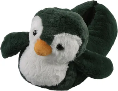 Produktbild von SAMs Uni Tierhausschuhe Pinguin, Dunkelgrün, 38/39