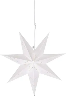 Image de Étoiles de Noël en papier blanc / 3 tailles