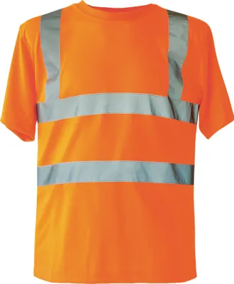 Produktbild von Korntex KXS | Herren Hi-Viz Workwear Arbeits T-Shirt EN ISO 20471 - Farbe: Signal Orange - Größe: XXL