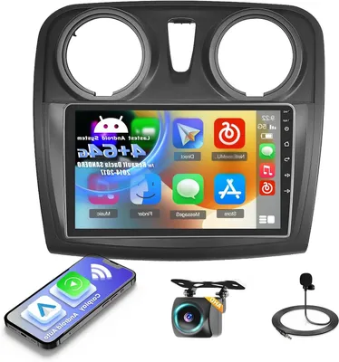 Image de Autoradio Android - Système multimédia - Radio de navigation - Autoradio intégré - Écran tactile de 9 pouces