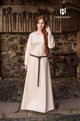 Produktbild von Mittelalter Kleid Typ Unterkleid Freya Natur XXXL