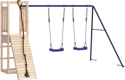 Produktbild von vidaXL Spielturm Massivholz Kiefer