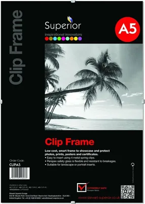 Productafbeelding van Fotoram Seco CLIP-A5, bruin, hars, 21 x 15 cm