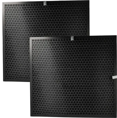 Produktbild von vhbw 2x Aktivkohlefilter kompatibel mit Lux Aeroguard 4 S Luftreiniger - Luftfilter Schwarz