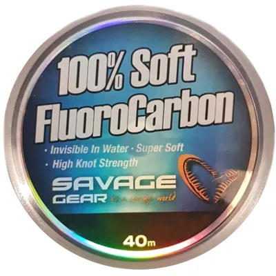 Produktbild von Savage Gear Soft Fluorocarbon 0,36mm 8,4kg - 40m Fluorocarbonschnur