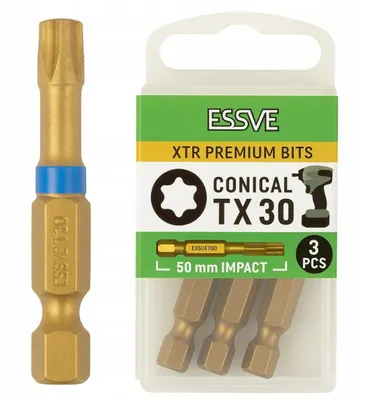 Image de ESSVE XTR Embouts de vissage de haute qualité pour les professionnels Embouts Torx TX30 50 mm
